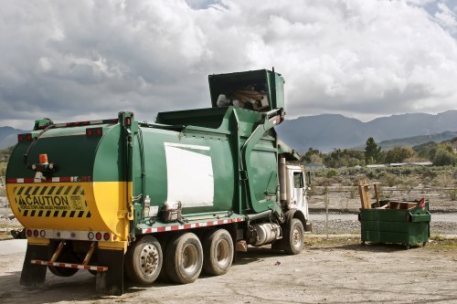 Redbridge commercial waste management team at work